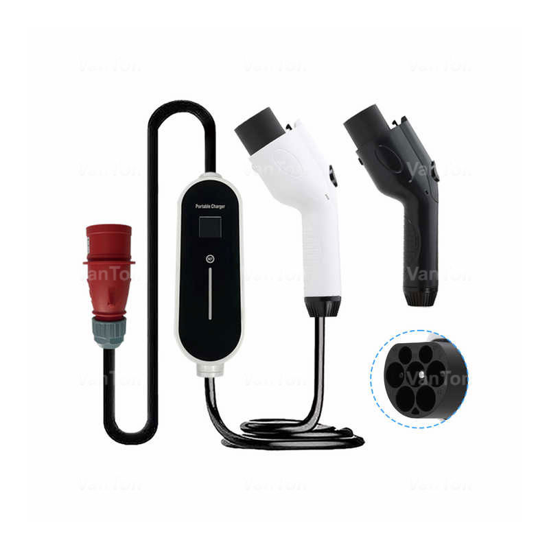 เครื่องชาร์จ EV แบบพกพา 11kW GBT