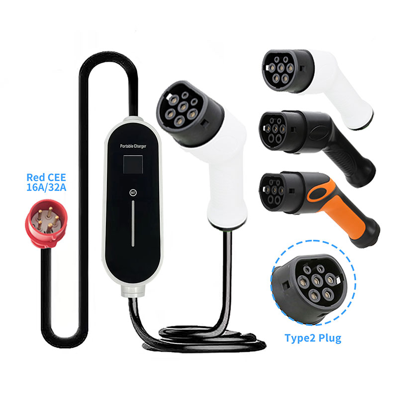 Type 2 3phase Portable EV Charger
